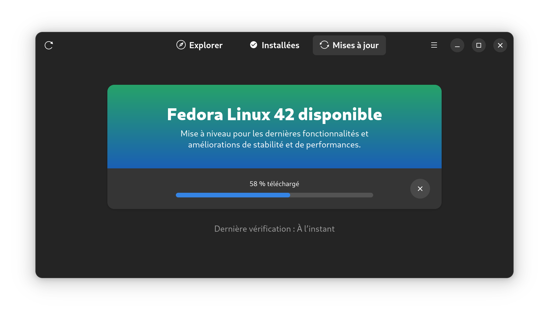 téléchargement - gnome software