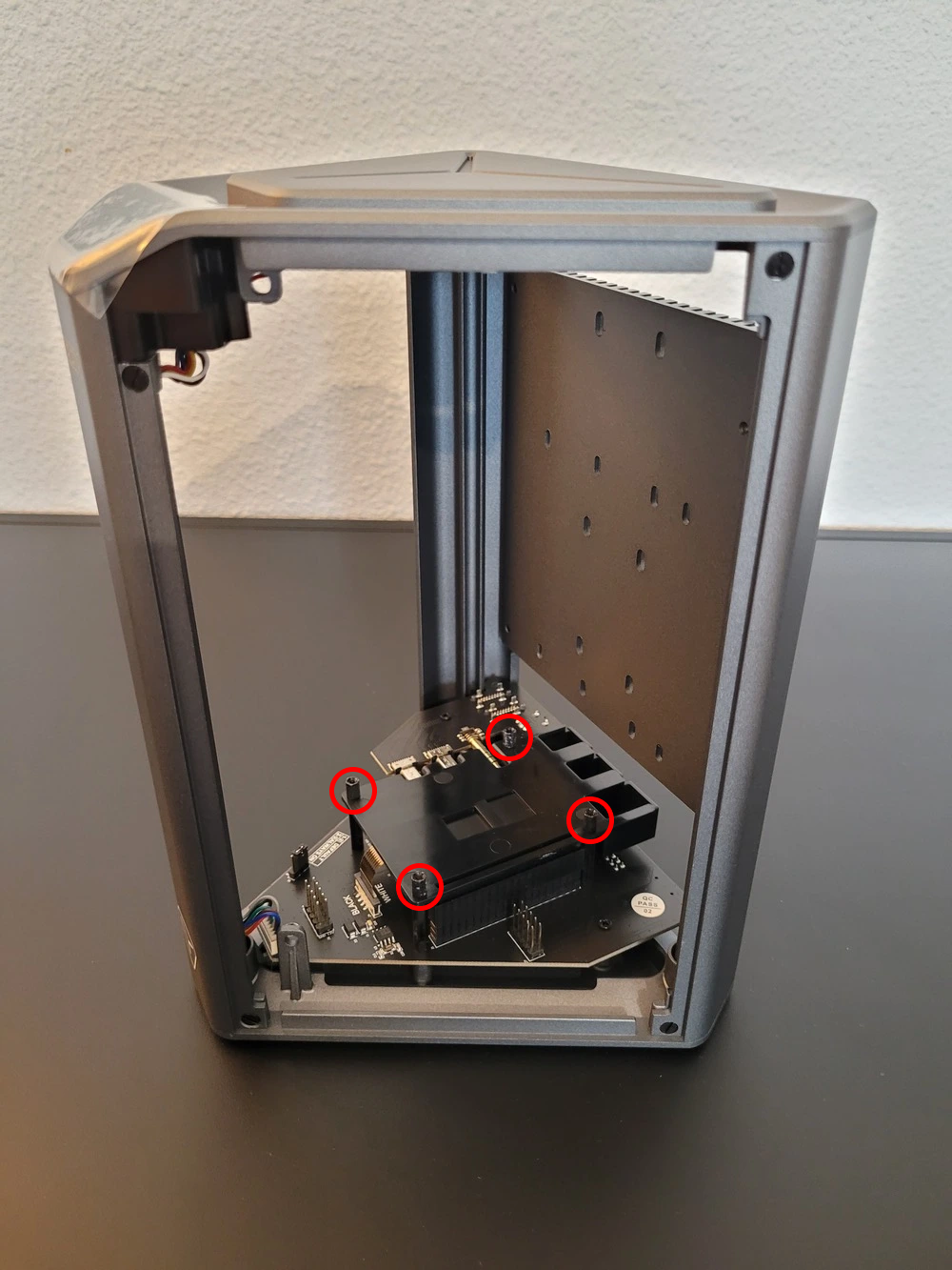 boitier argon eon - vue gabarit pi plastique