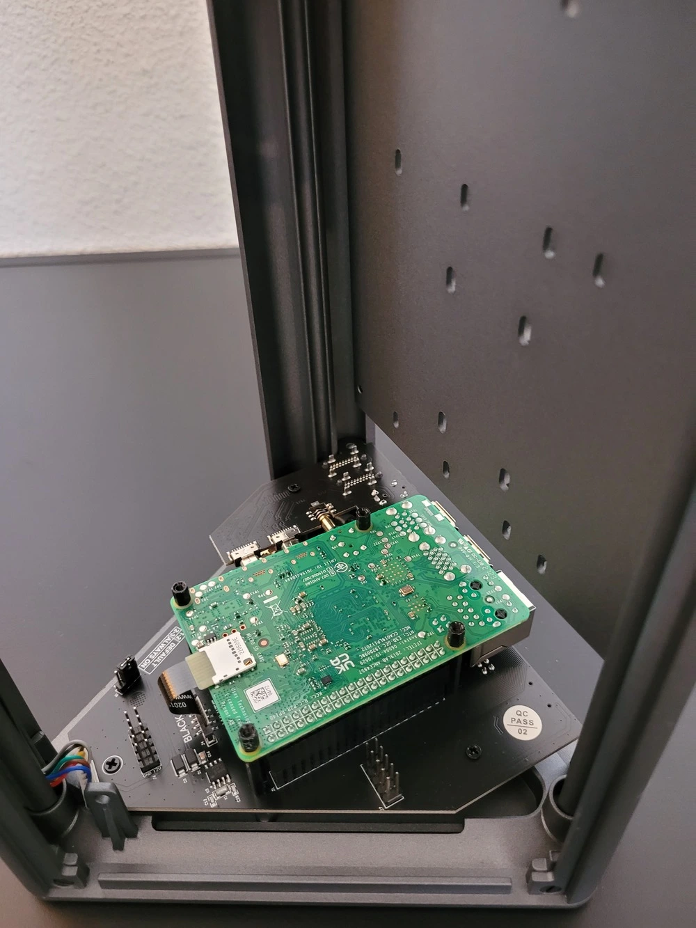 montage boitier - étape montage raspberry pi